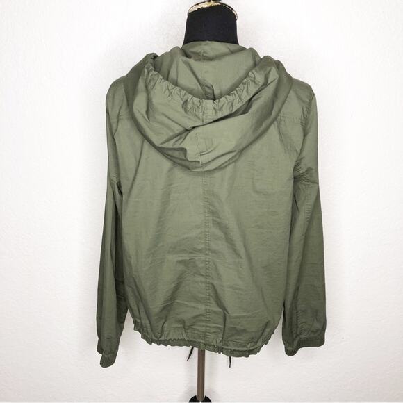 Torrid army green full zip hooded utility jacket size 00 or Medium / Large - Picture 15 of 16